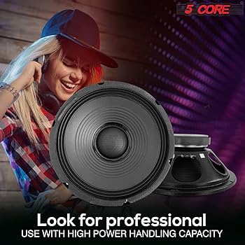 Amazon.co.jp: 5コア 12インチ DJ サブウーファー 交換用 1550W